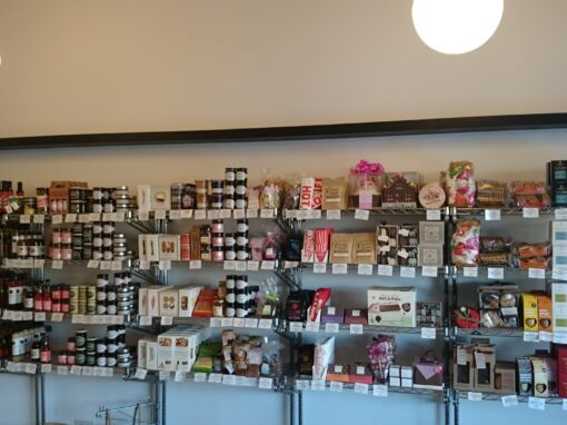 Retail display, Haley and Clifford Café and Deli retail interior design, commercial interior design 1