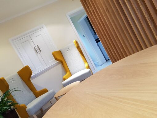 BC, Carrwood Park Office refurbishment, acoustic interior design, office interior design
