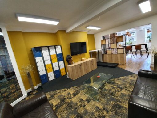 Lucre Office Basement breakout and kitchen 3, Office interior design, space planning and office fit-out
