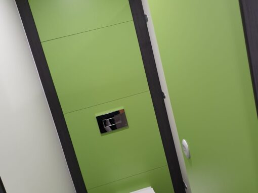 Cromwell head office Office WC Interior Design and fit-out, Commercial Interior design, Workplace interior design