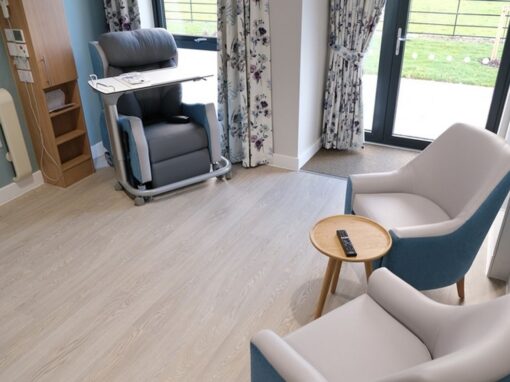 27 Duckegg Bedroom Interior Design, Specialist Hospice and palliative healthcare interior design, care interior design, healthcare interior design and refurbishment