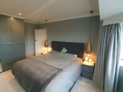 Bedroom 2 modern family home in Leeds, Residential interior design