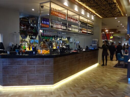 Bar interior design 1, FED Bar and Restaurant, Leisure and hospitality interior design, commercial interior design, space planning, mood boards, sample boards, 3D visualisation.