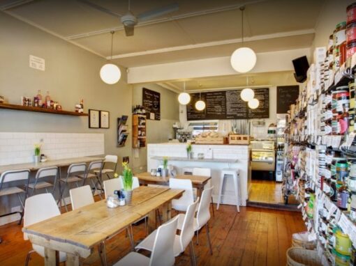 Haley and Clifford Café and Deli retail interior design, commercial interior design