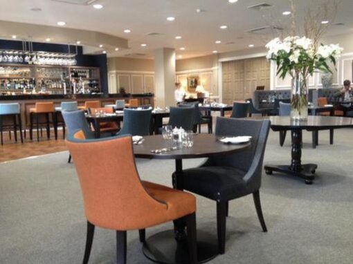 Tennants Auctioneers facilities, hospitality and leisure interior design. Restaurant 2 and Bar interior design
