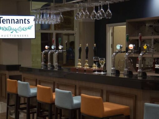 Tennants Auctioneers facilities, hospitality and leisure interior design. Restaurant and Bar interior design