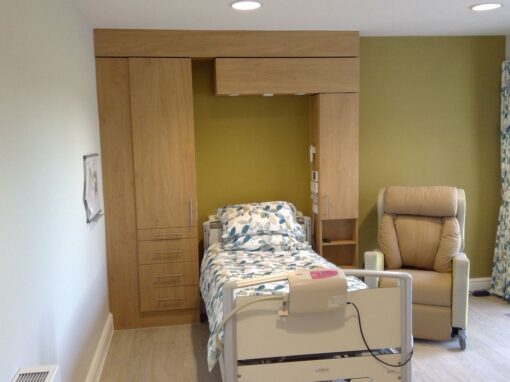 27 Lemon Bedroom Interior Design, Specialist Hospice and palliative healthcare interior design, care interior design, healthcare interior design and refurbishment