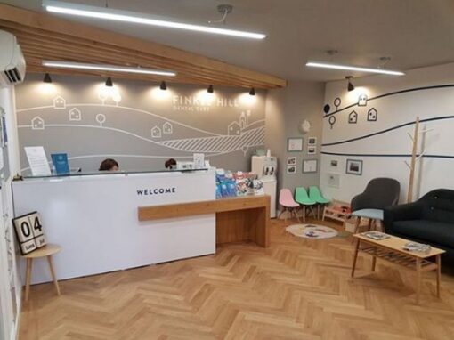 4 Finkle Hill Dental Interior Design Reception and waiting area