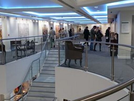 First-floor exhibition space Tennants Auctioneers facilities Exterior, hospitality and leisure interior design. Restaurant and Bar Design, Cafe interior design