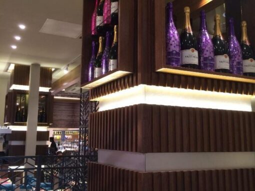 Restaurant and column interior design 1, FED Bar and Restaurant, Leisure and hospitality interior design, commercial interior design, space planning, mood boards, sample boards, 3D visualisation.