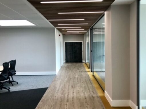 Corridor walkway to boardroom suite, WMG Commercial Interior Design, Workplace interior Design, Office interior design