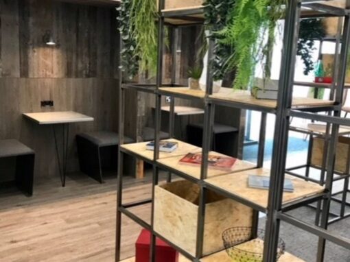 Breakout meeting pods, WMG Commercial Interior Design, Workplace interior Design, Office interior design