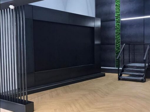 Red Arrow Showroom 2, Customer reception, Biophilic design, Office interior design, retail interior design, commercial interior design
